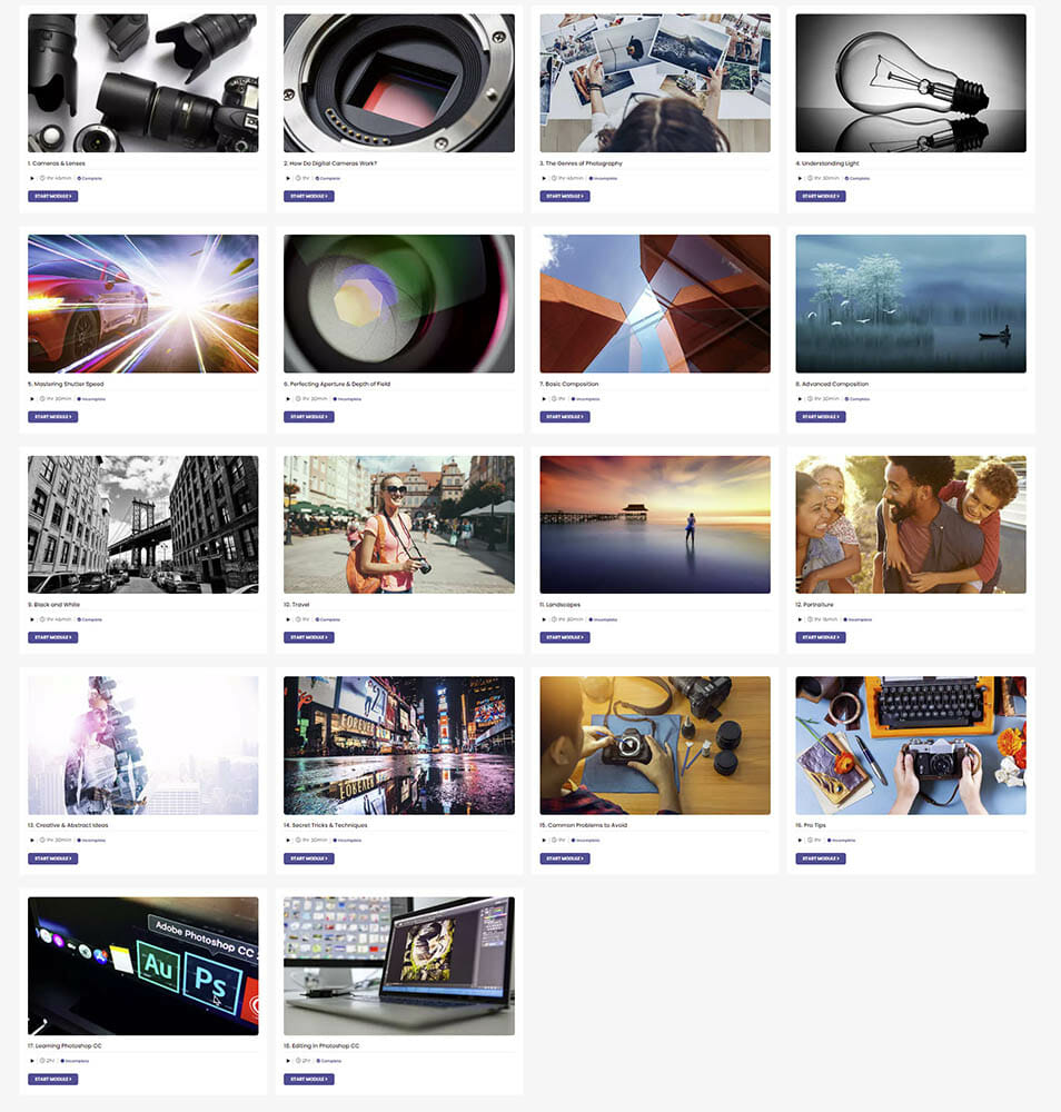 Online Photography Classes by iPhotography.com