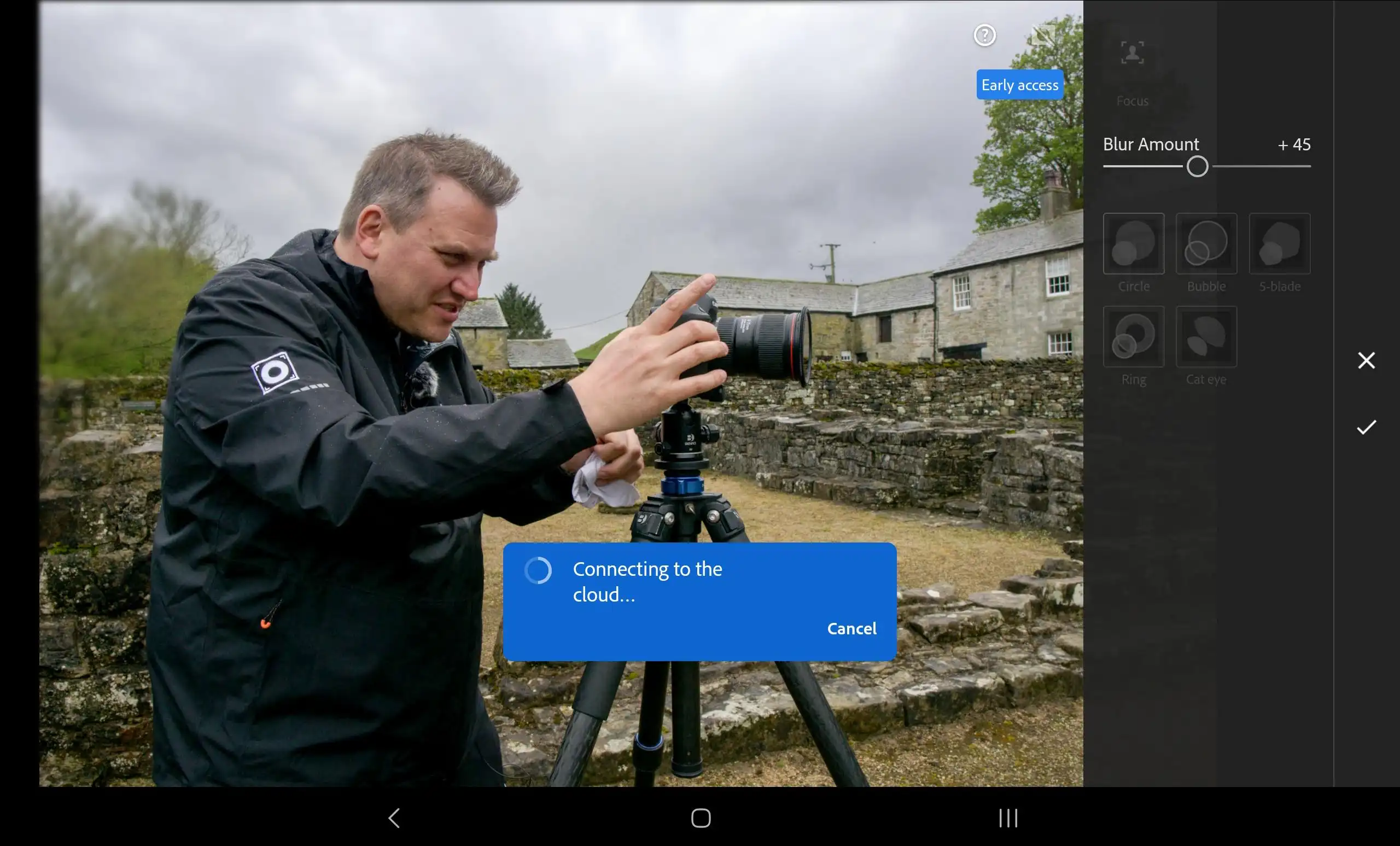 Lightroom CC app screenshot