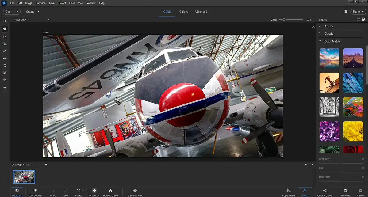 Photoshop Elements Interface