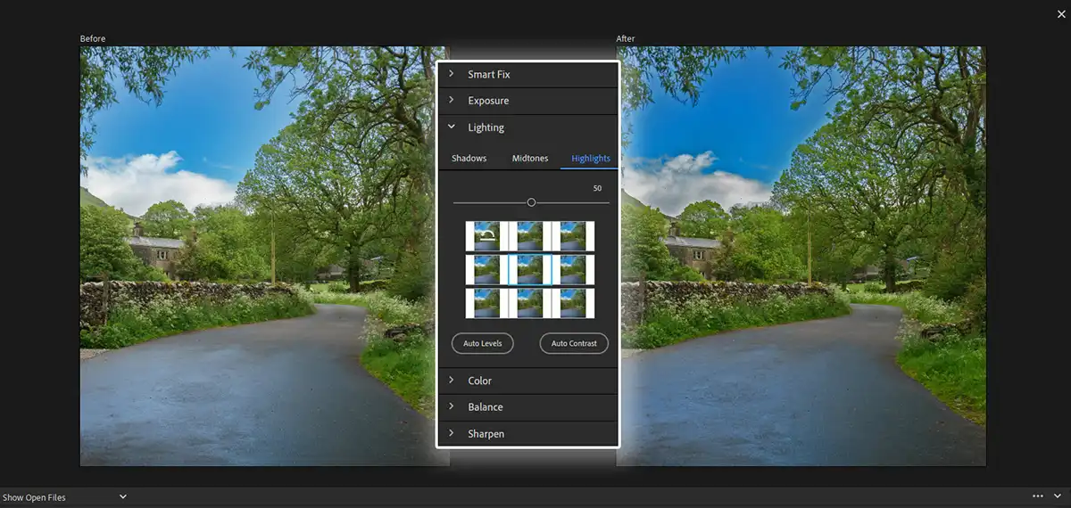 Quick Edit Photoshop Elements